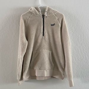 Volcom | Cream Faux Fur Jacket